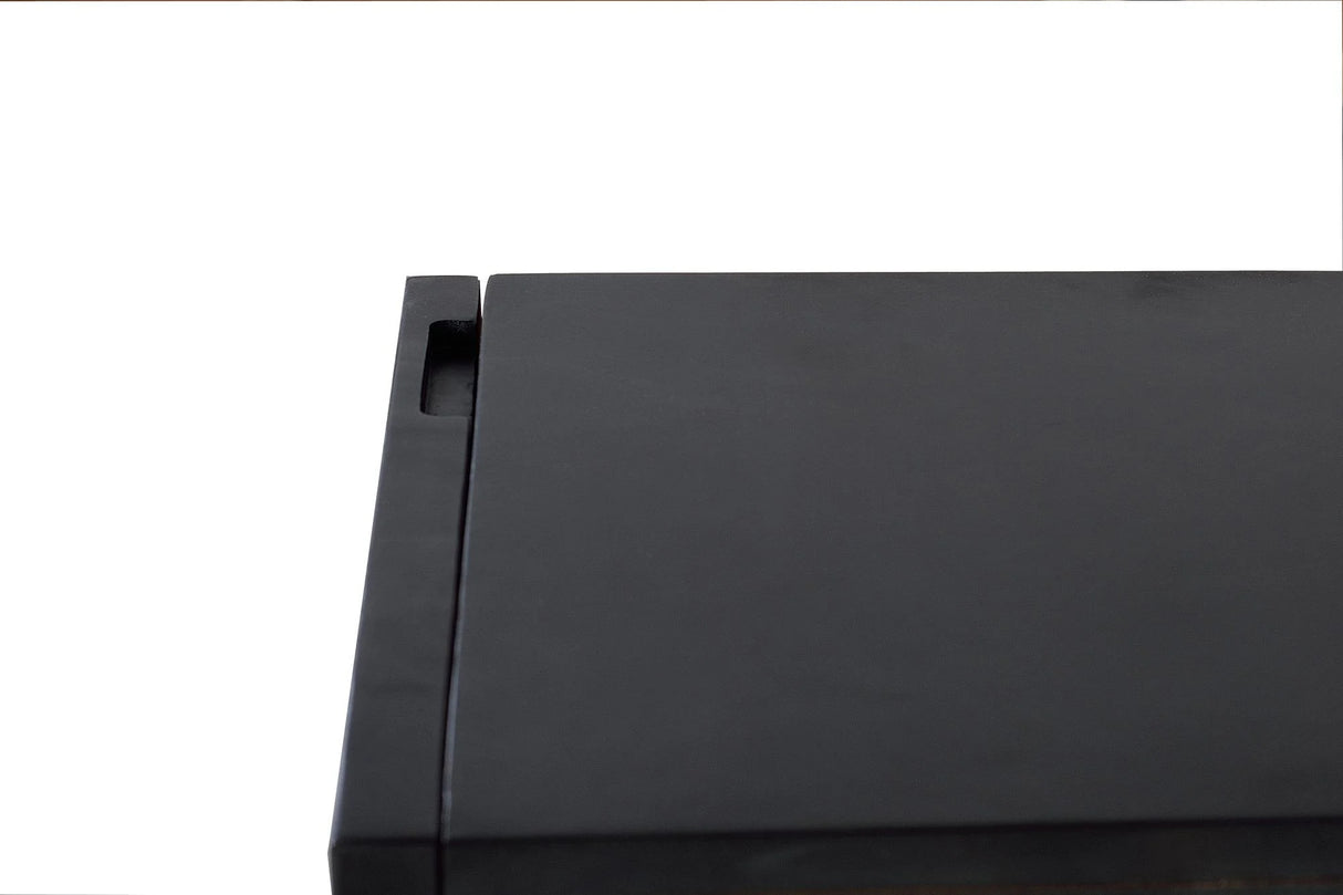 Giner and Colomer - Mango Wood Side Table With Door & Metal Legs