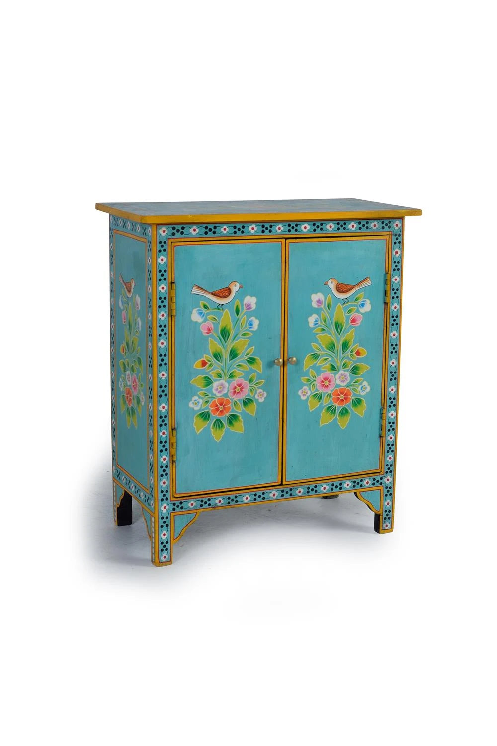 Giner and Colomer - 2-Door Cabinet With Hand-Painted Details