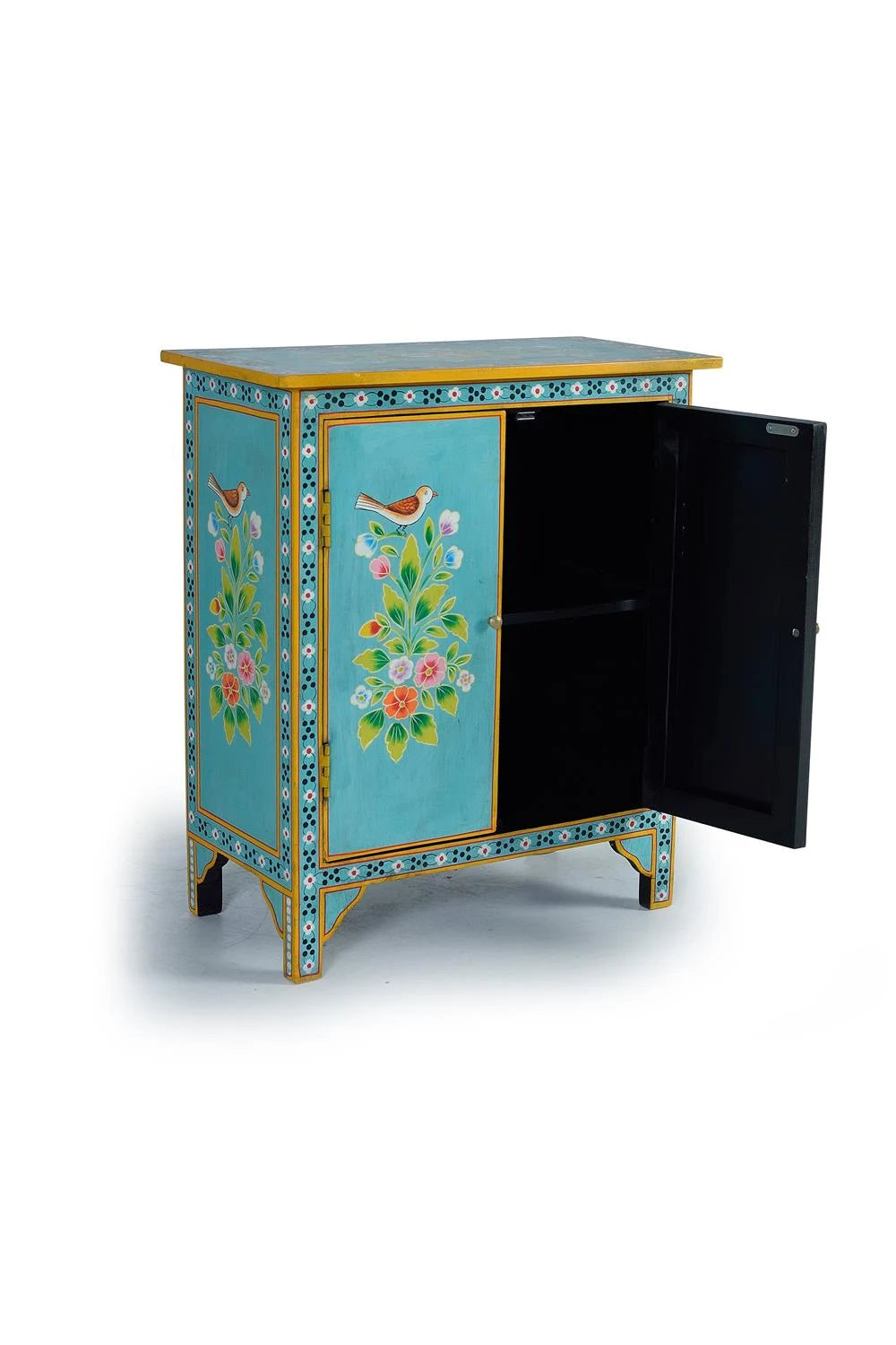 Giner and Colomer - 2-Door Cabinet With Hand-Painted Details