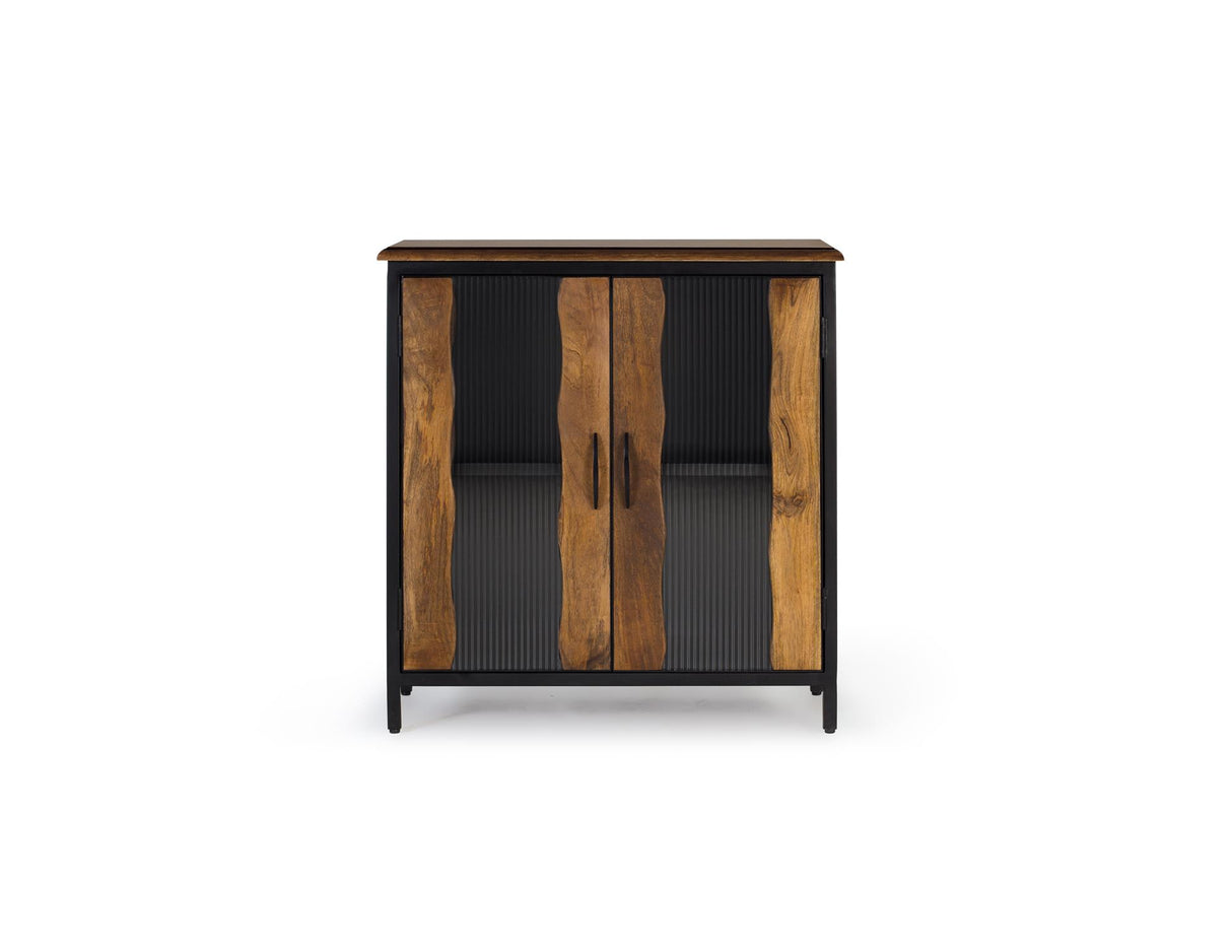 Giner and Colomer - Industrial 2-Door Sideboard In Mango Wood & Metal