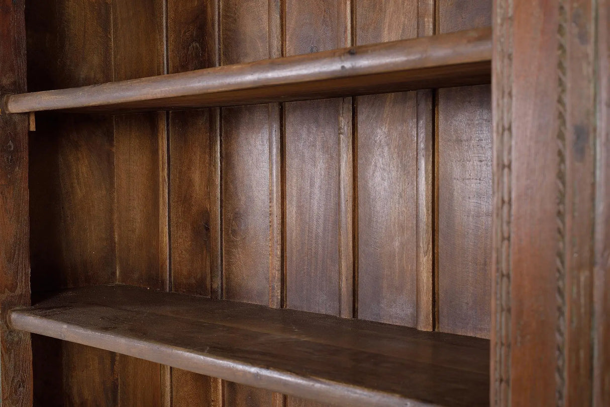 Giner and Colomer - Mango Wood & Recovered Wood Bookcase With 4 Shelves