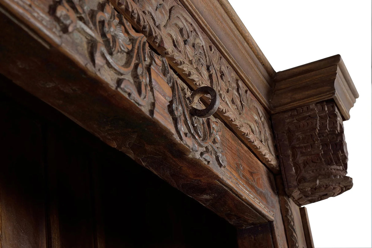 Giner and Colomer - Mango Wood & Recovered Wood Bookcase With 4 Shelves