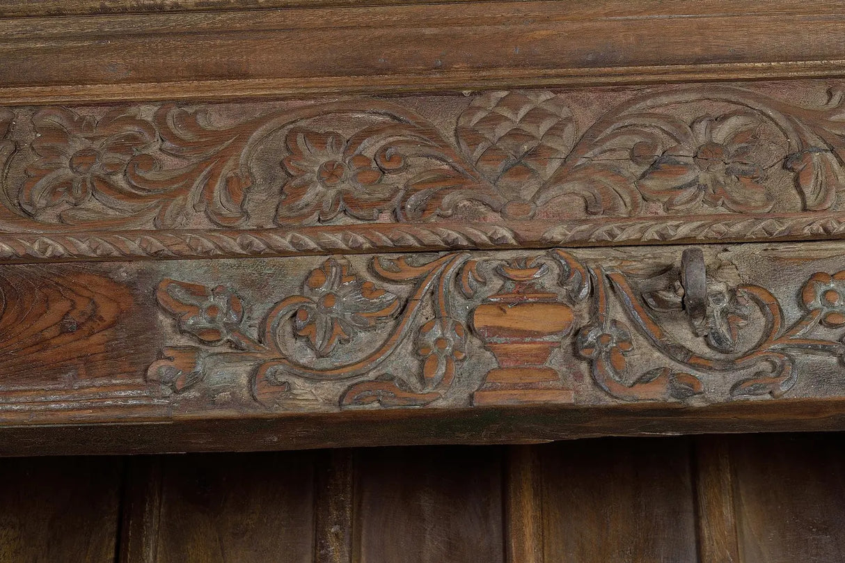 Giner and Colomer - Mango Wood & Recovered Wood Bookcase With 4 Shelves