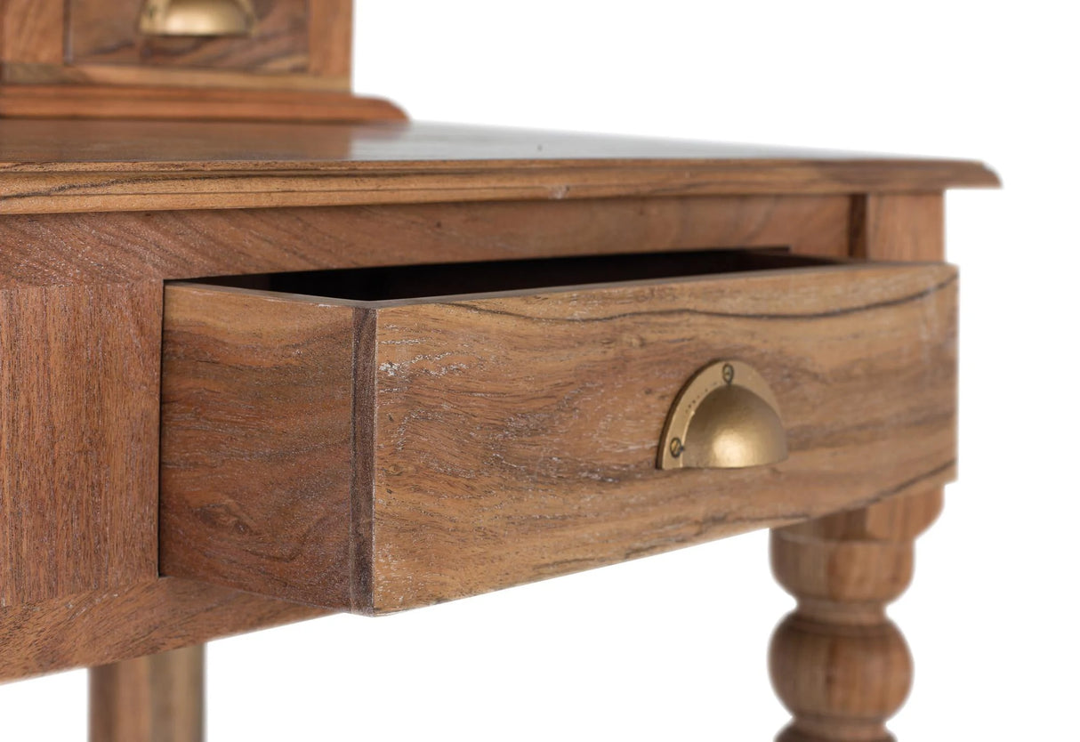 Giner and Colomer - Mango Wood Dining Table With Metal Base