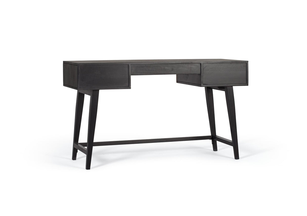 Giner and Colomer - Rosewood & Mango Wood Drawer Desk With Metal Base