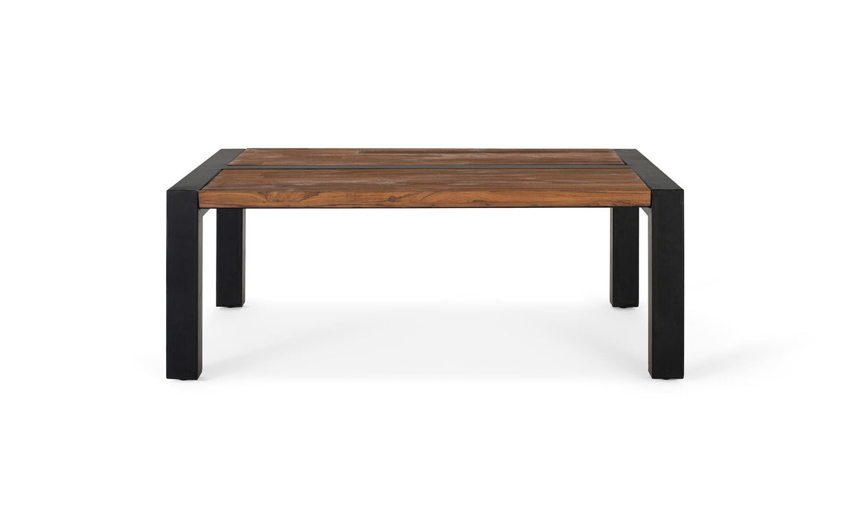 Giner and Colomer - Teak Wood & Metal Coffee Table With Non-Slip Pads