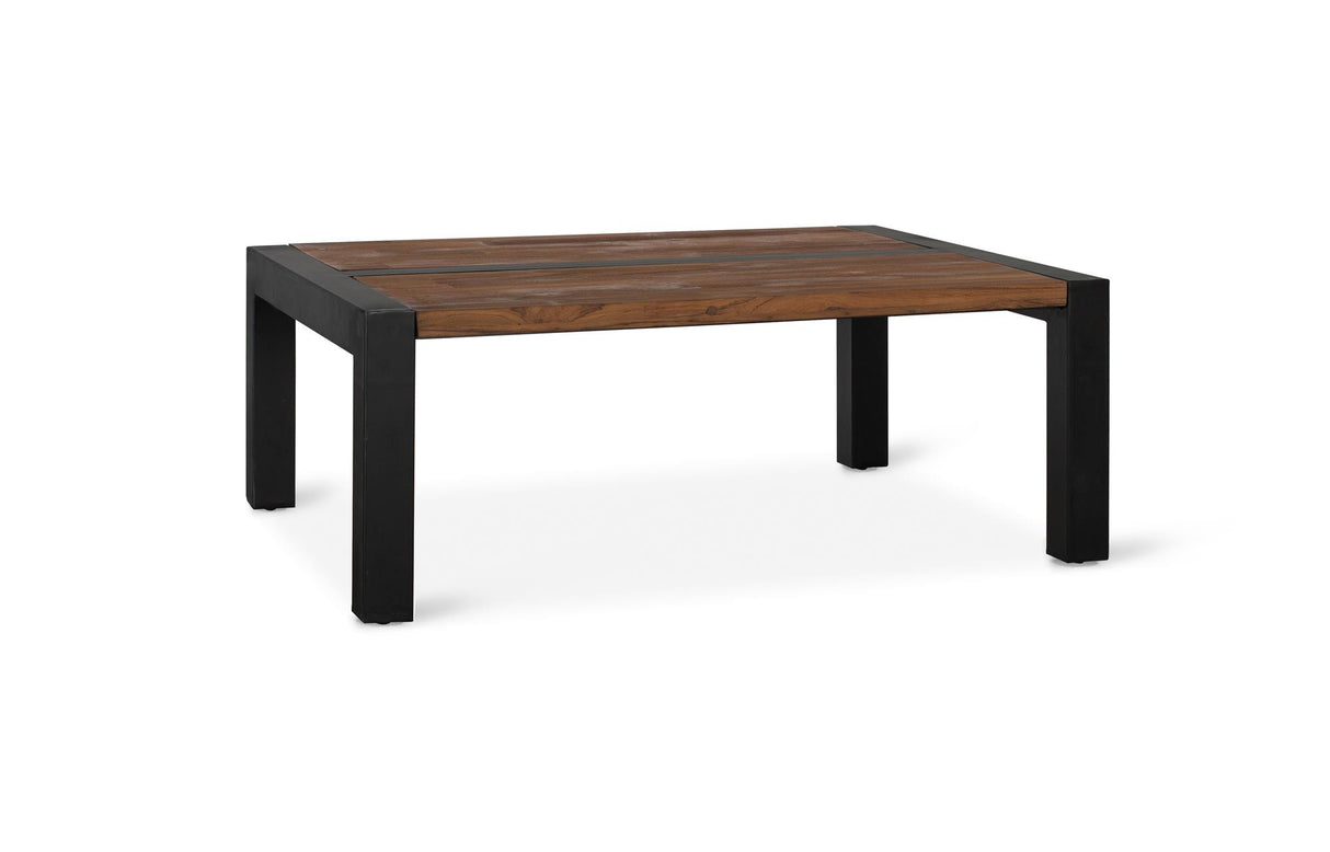 Giner and Colomer - Teak Wood & Metal Coffee Table With Non-Slip Pads