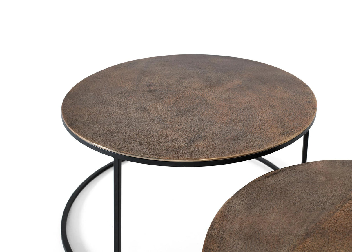 Giner and Colomer - Set Of 2 Metal Coffee Tables