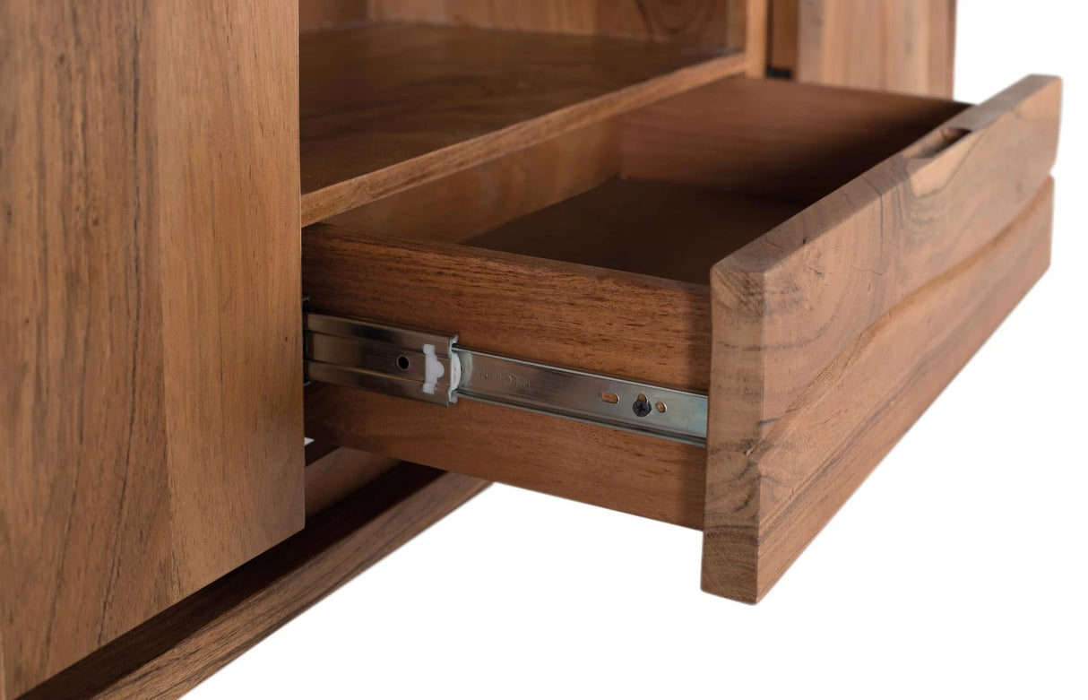 Giner and Colomer - Acacia Wood TV Cabinet With 4 Doors & 1 Drawer