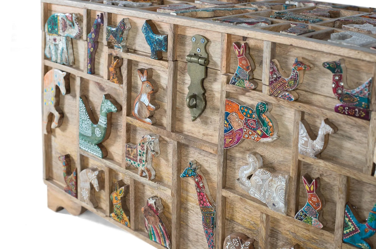 Giner and Colomer - Mango Wood Trunk With Top Opening