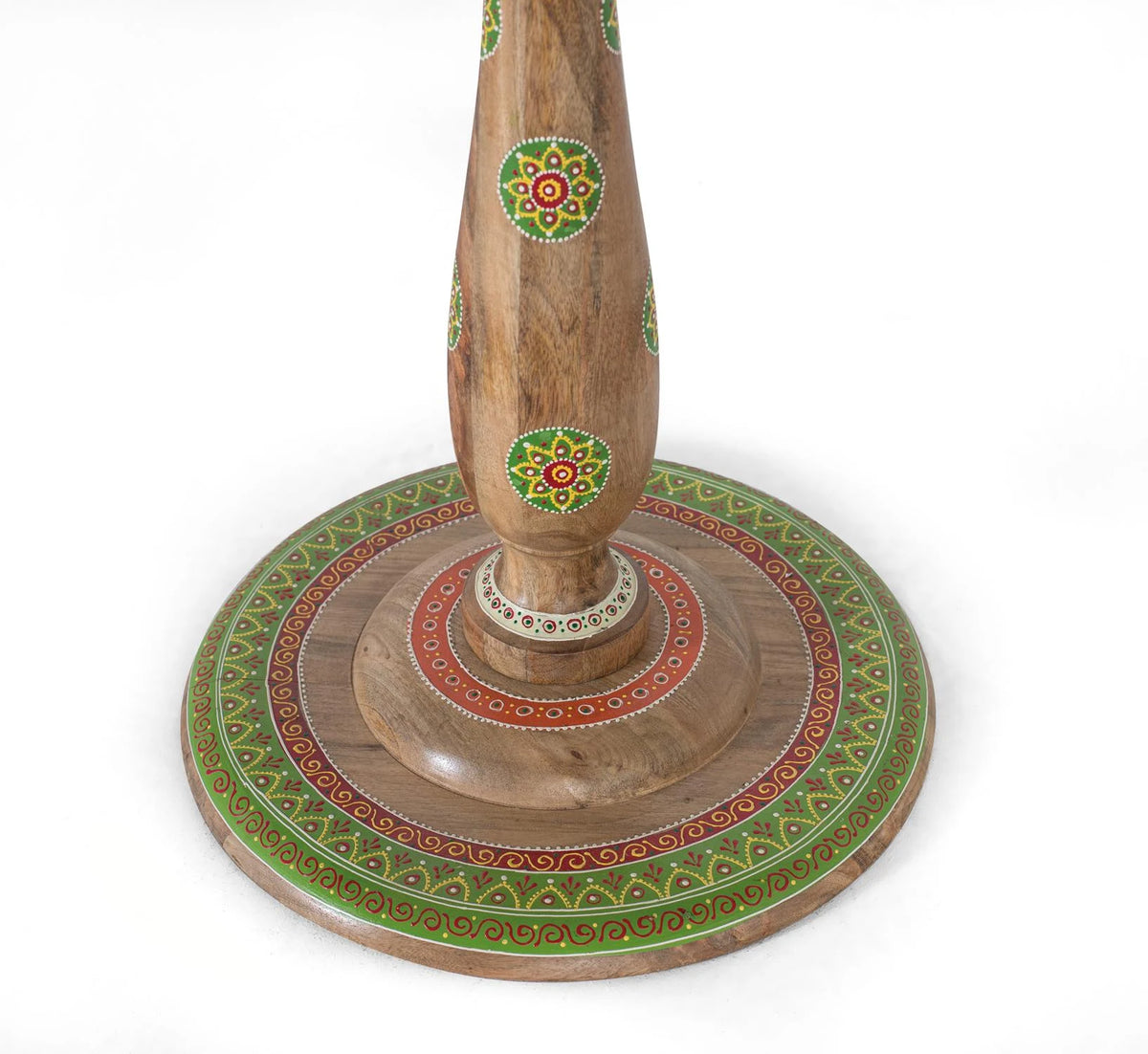 Giner and Colomer - Round Hand-Painted Mango Wood Dining Table