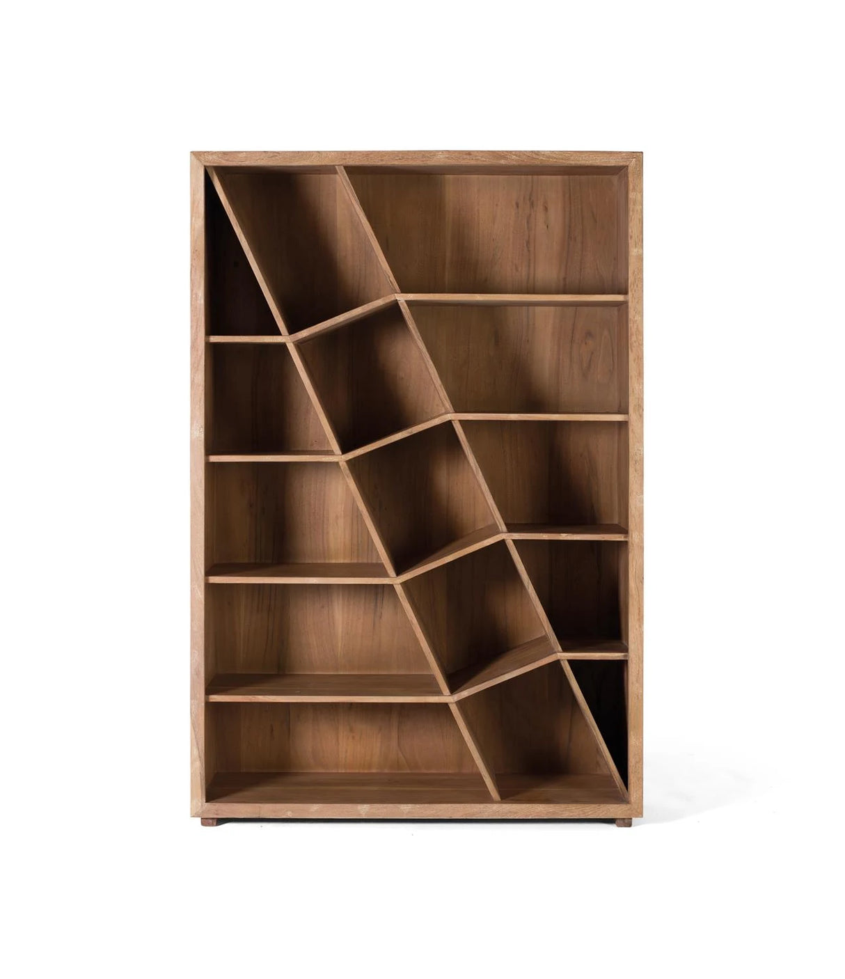 Giner and Colomer - Acacia Wood Bookcase In Natural & Black