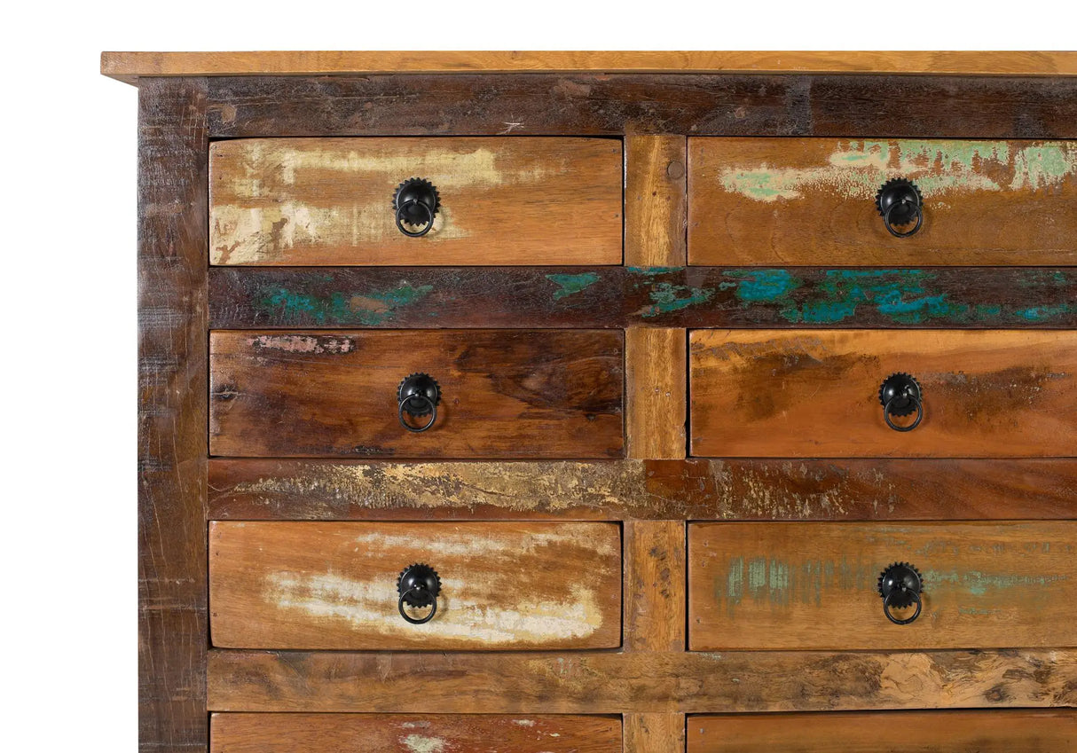 Giner and Colomer - 28-Drawer Recycled Wood Sideboard