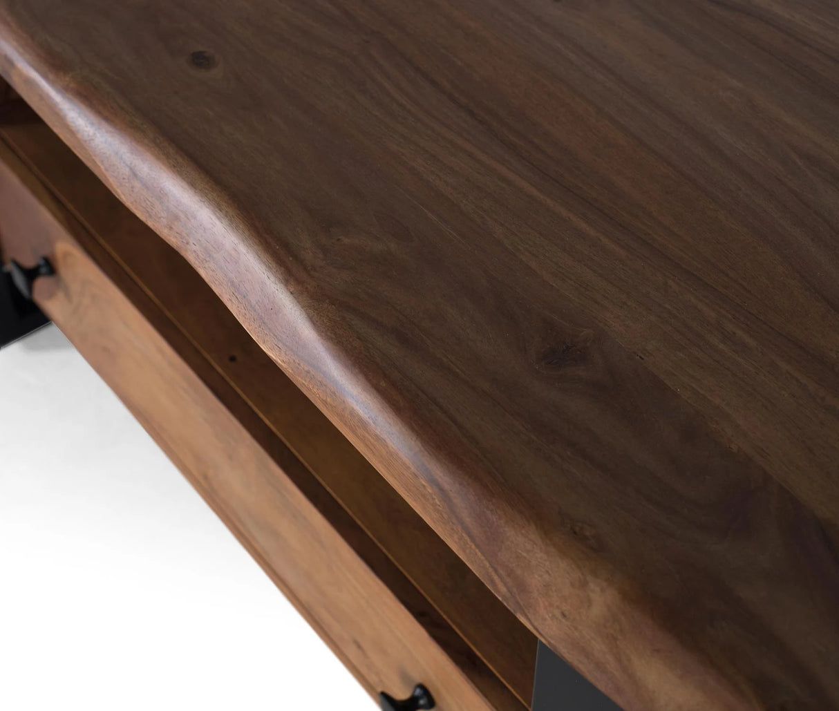 Giner and Colomer - Rosewood & Metal TV Cabinet With Reclaimed Wood Details