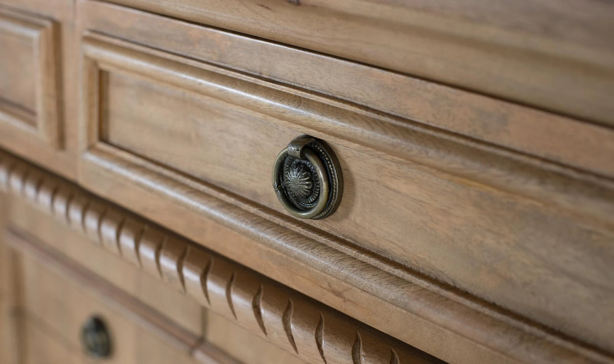 Giner and Colomer - 4-Drawer, 4-Door Reclaimed Mango Wood Sideboard
