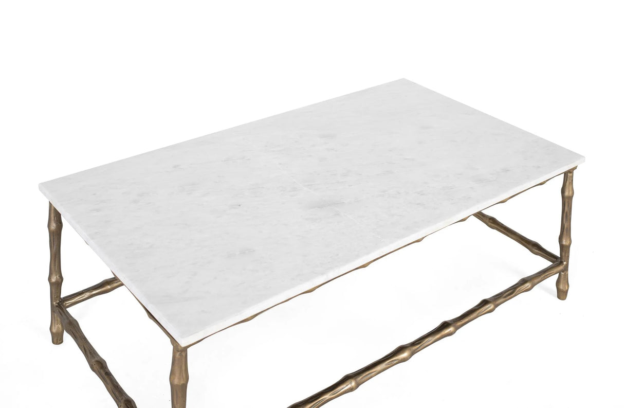 Giner and Colomer - Aluminum & Marble Coffee Table