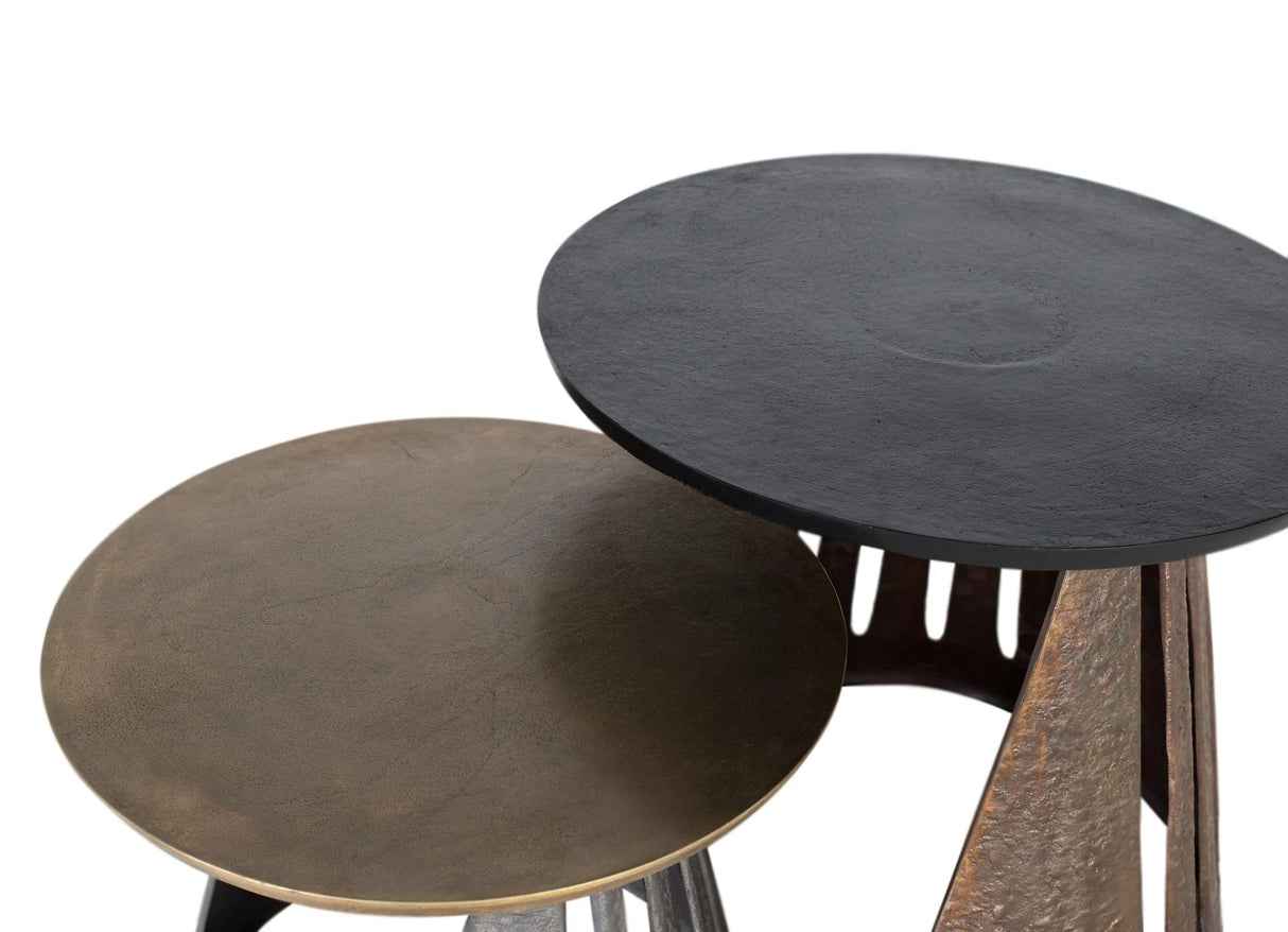 Giner and Colomer - Set Of 2 Aluminum Tables