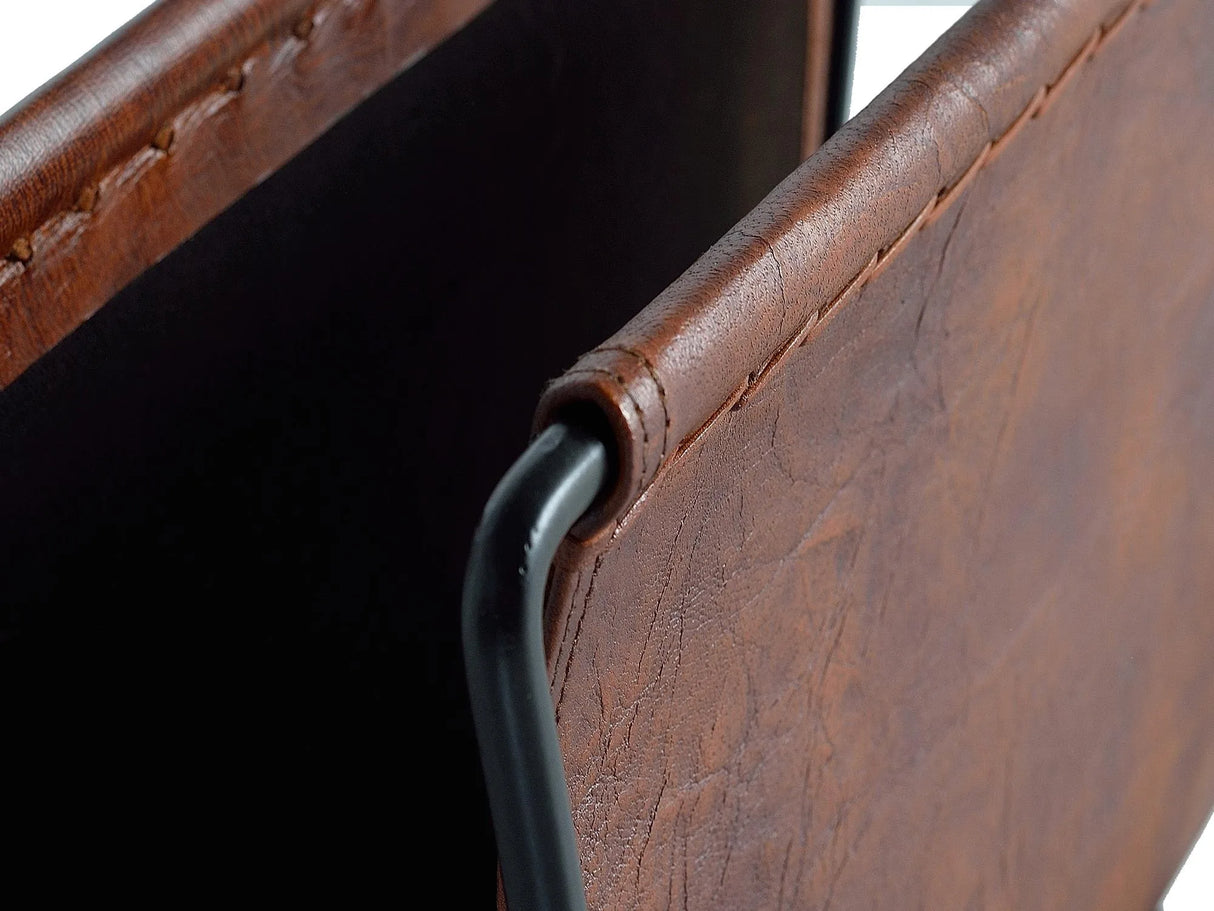 Giner and Colomer - Leather & Metal Magazine Rack