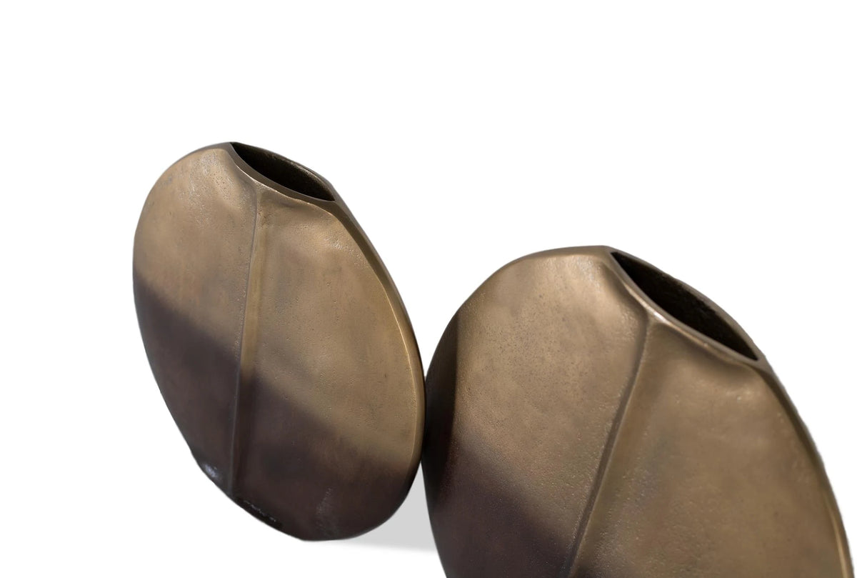 Giner and Colomer - Set Of 2 Aluminum Vases