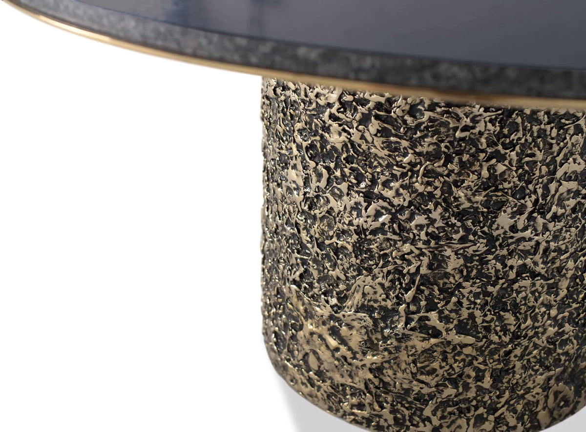 Giner and Colomer - Coffee Table With Marble Top & Metal Base