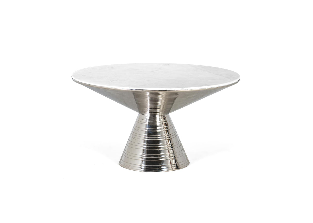 Giner and Colomer - Coffee Table With Marble Top & Metal Base