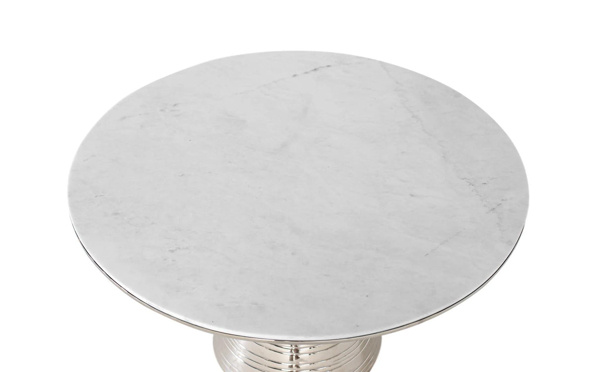 Giner and Colomer - Coffee Table With Marble Top & Metal Base