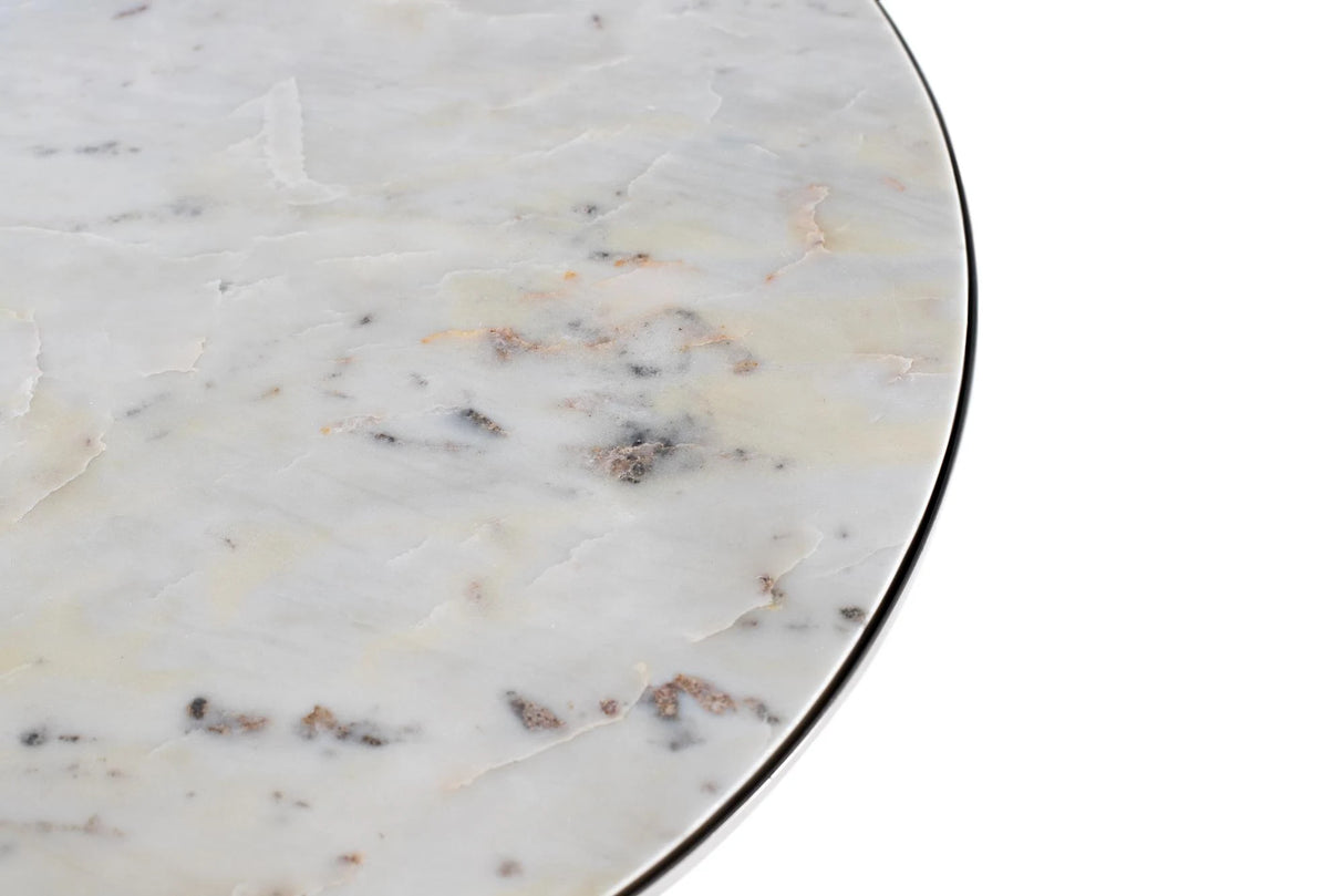 Giner and Colomer - Coffee Table With Marble Top & Metal Base