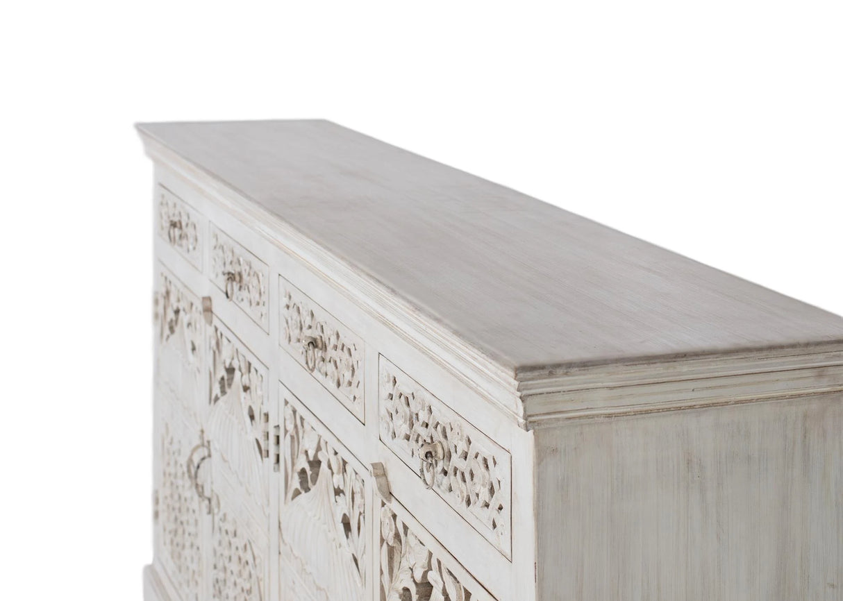 Giner and Colomer - 4-Door, 4-Drawer Mango Wood Sideboard