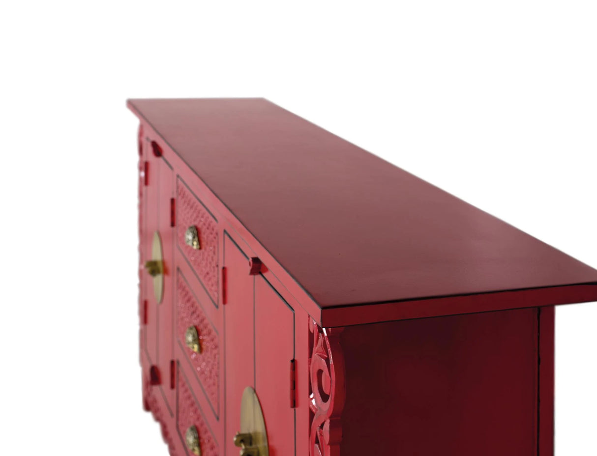 Giner and Colomer - 2-Door, 3-Drawer Mango Wood Sideboard