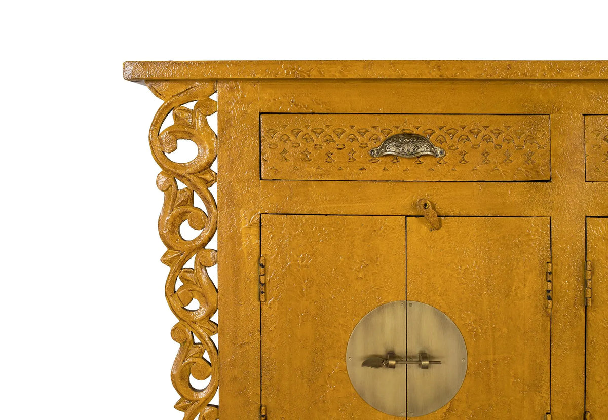 Giner and Colomer - 6-Door, 3-Drawer Mango Wood Sideboard