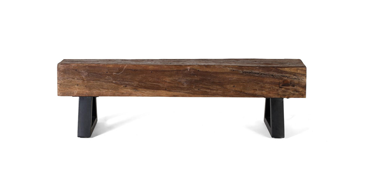 Giner and Colomer - Reclaimed Wood & Metal Bench