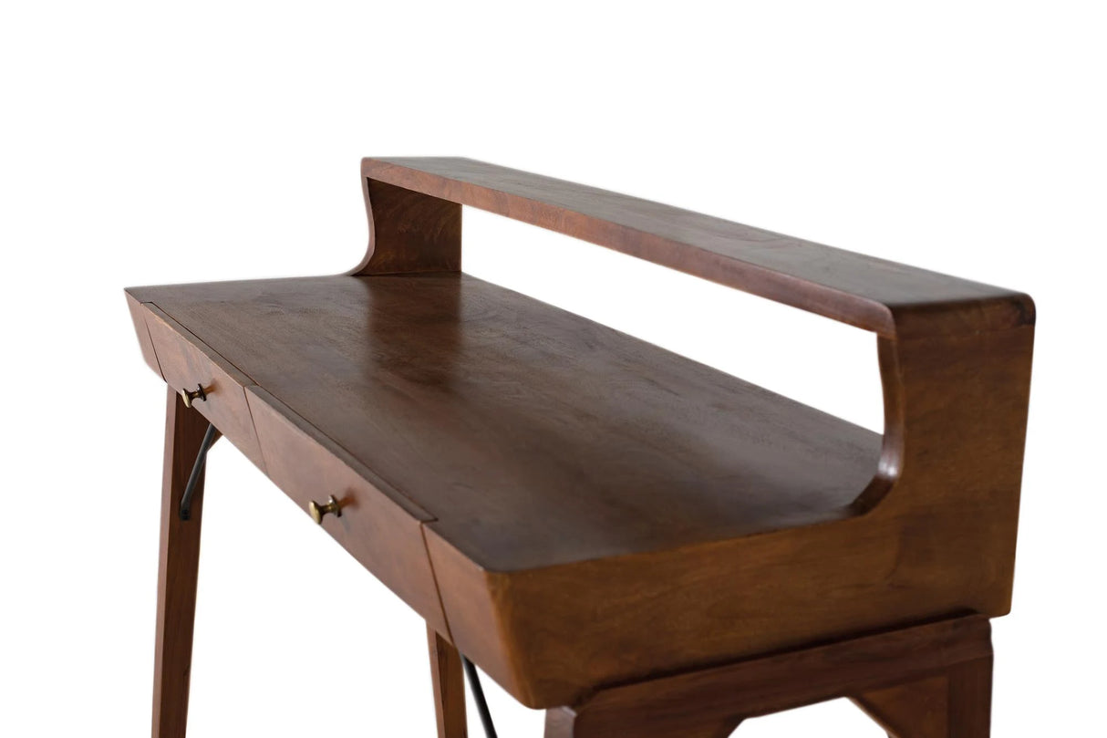 Giner and Colomer - 2-Drawer Mango Wood Desk