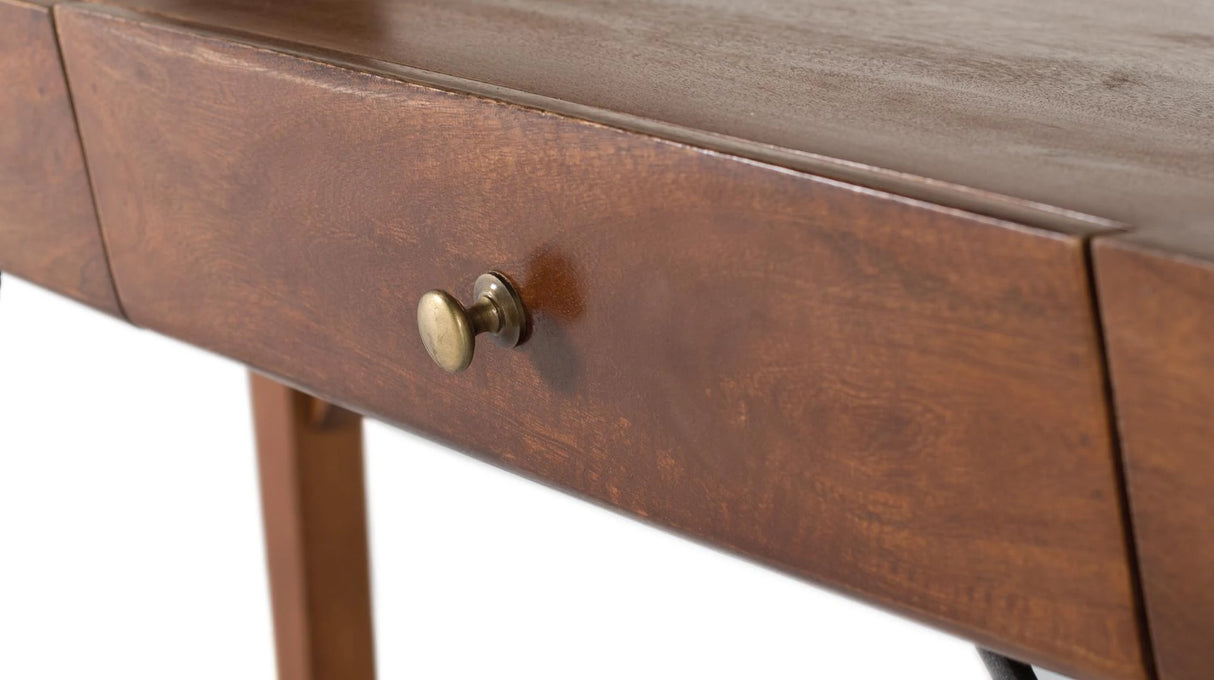 Giner and Colomer - 2-Drawer Mango Wood Desk