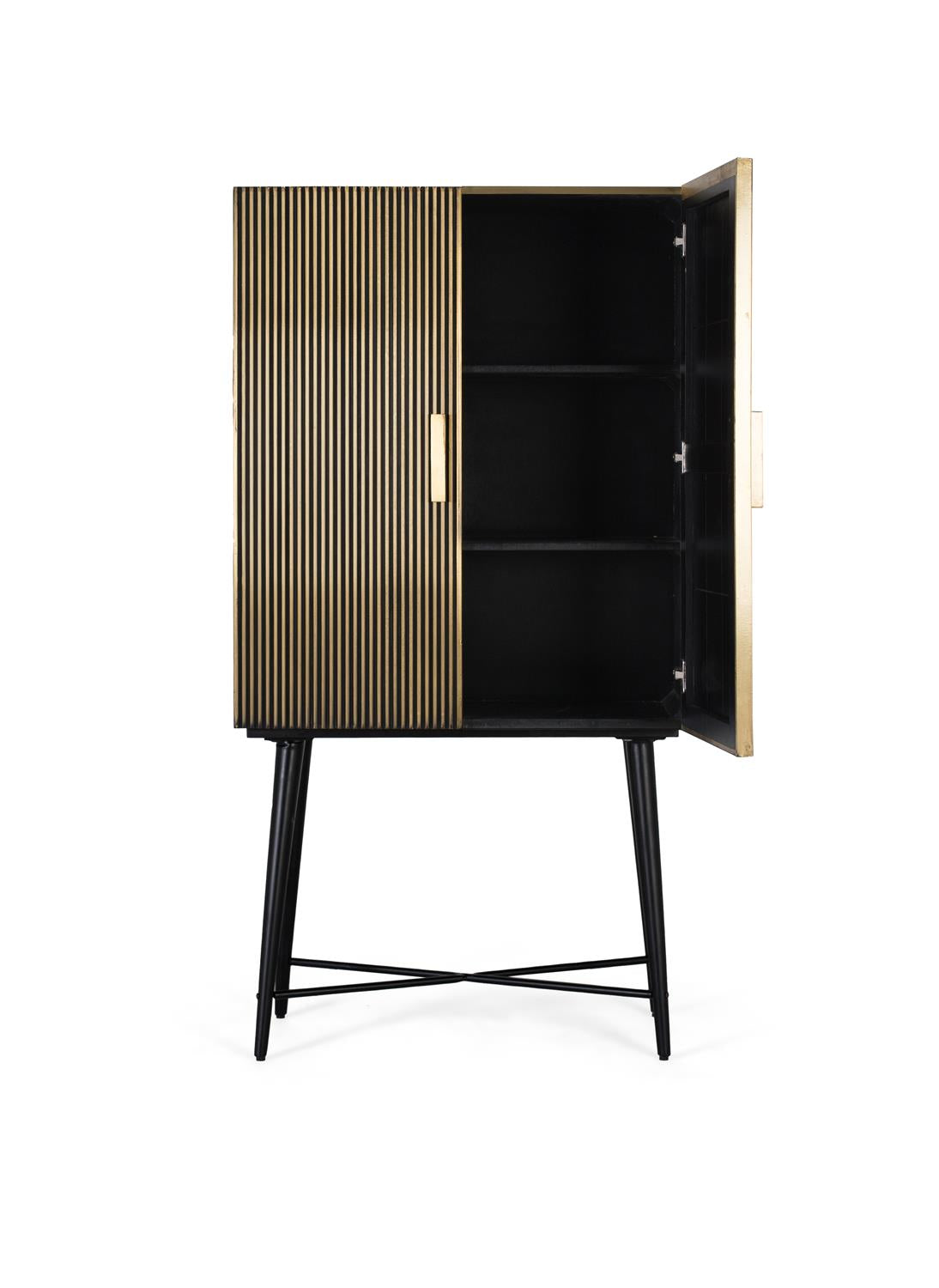 Giner and Colomer - Bronze-Finish Mango Wood Cupboard