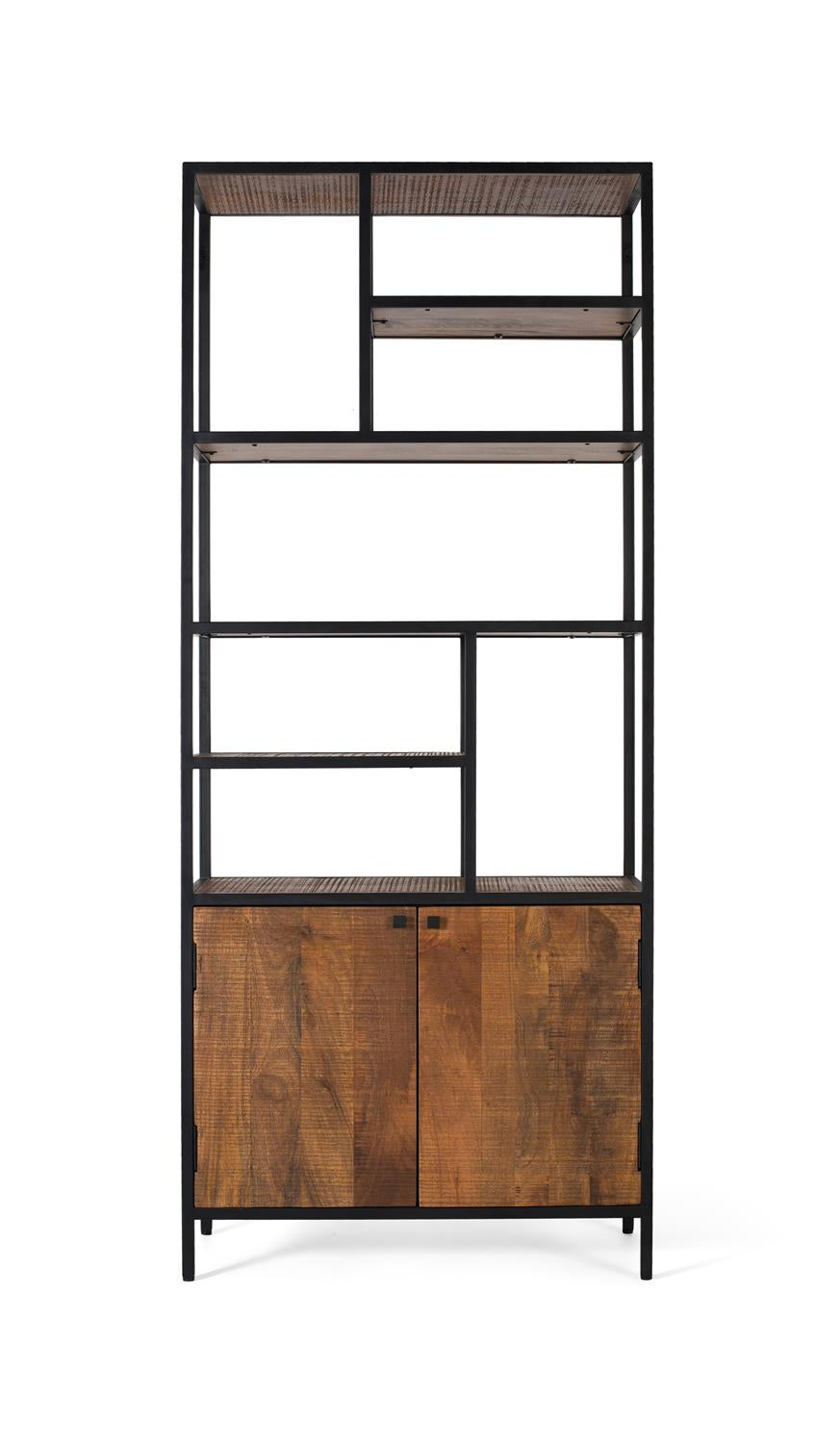 Giner and Colomer - Mango Wood & Metal Bookcase
