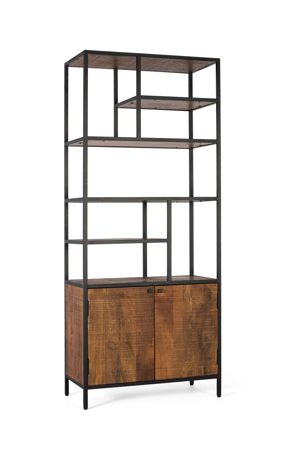 Giner and Colomer - Mango Wood & Metal Bookcase