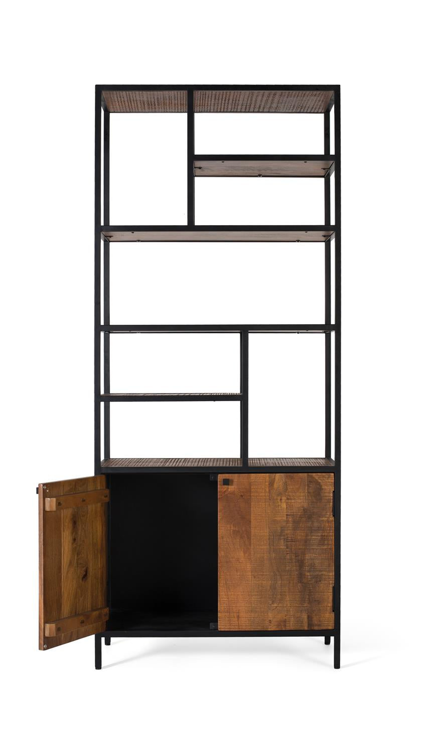 Giner and Colomer - Mango Wood & Metal Bookcase