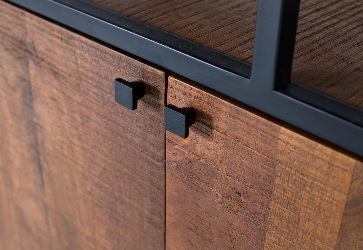 Giner and Colomer - Mango Wood & Metal Bookcase