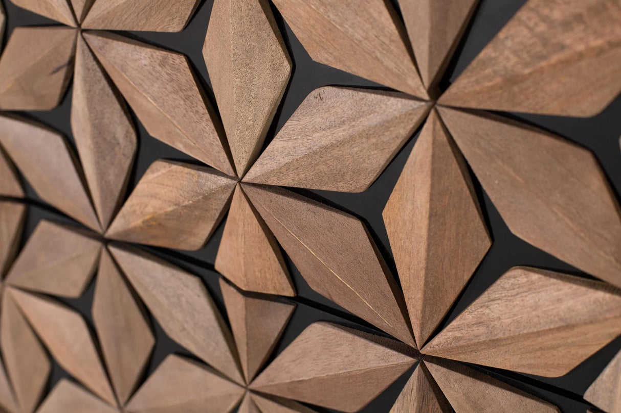 Giner and Colomer - 3-Drawer Mango Wood & Metal Chest