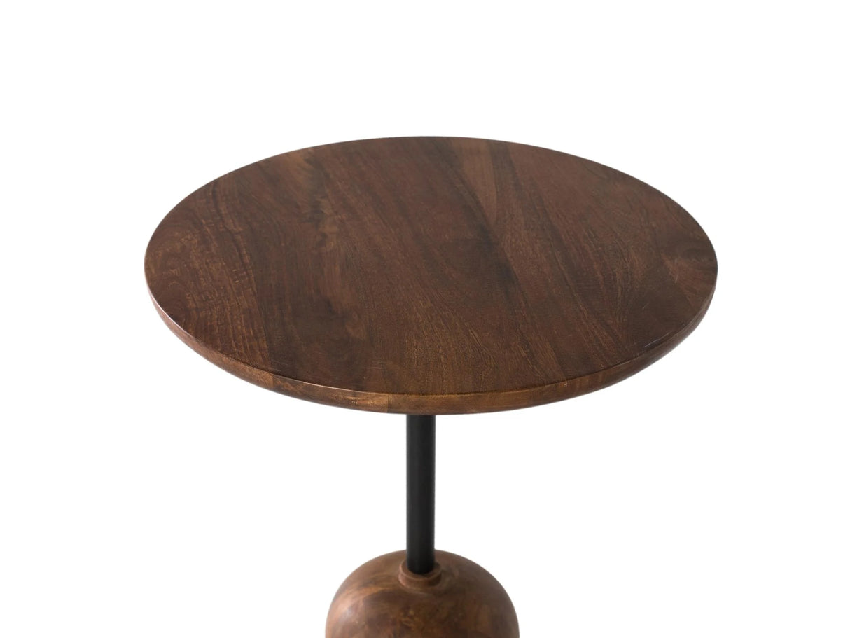 Giner and Colomer - Round Mango Wood Side Table