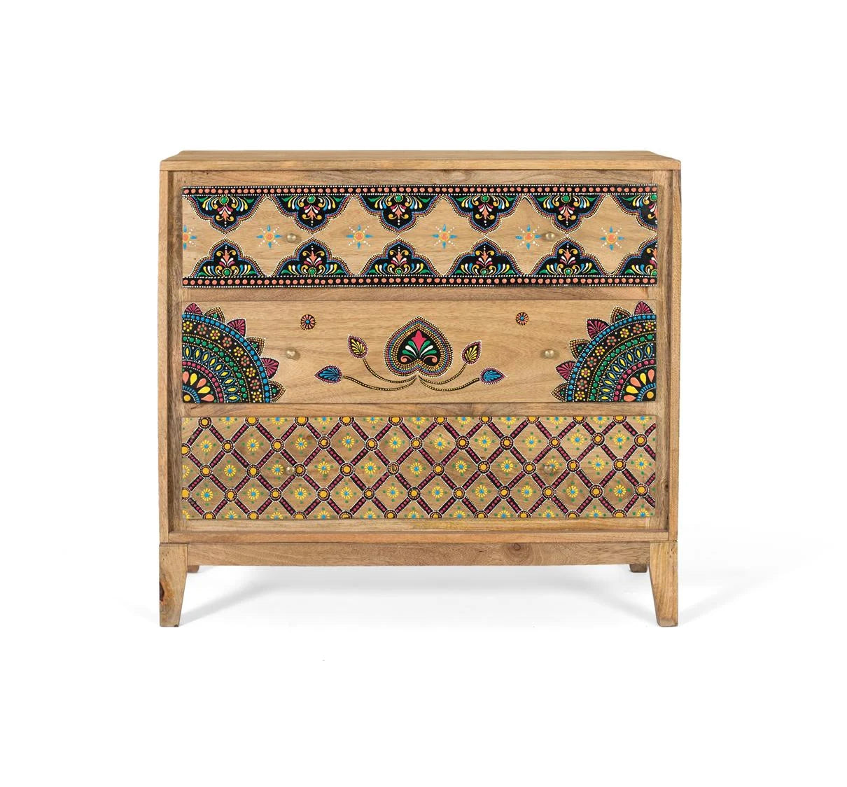 Giner and Colomer - Hand-Painted Mango Wood Chest Of Drawers (Robust Design)