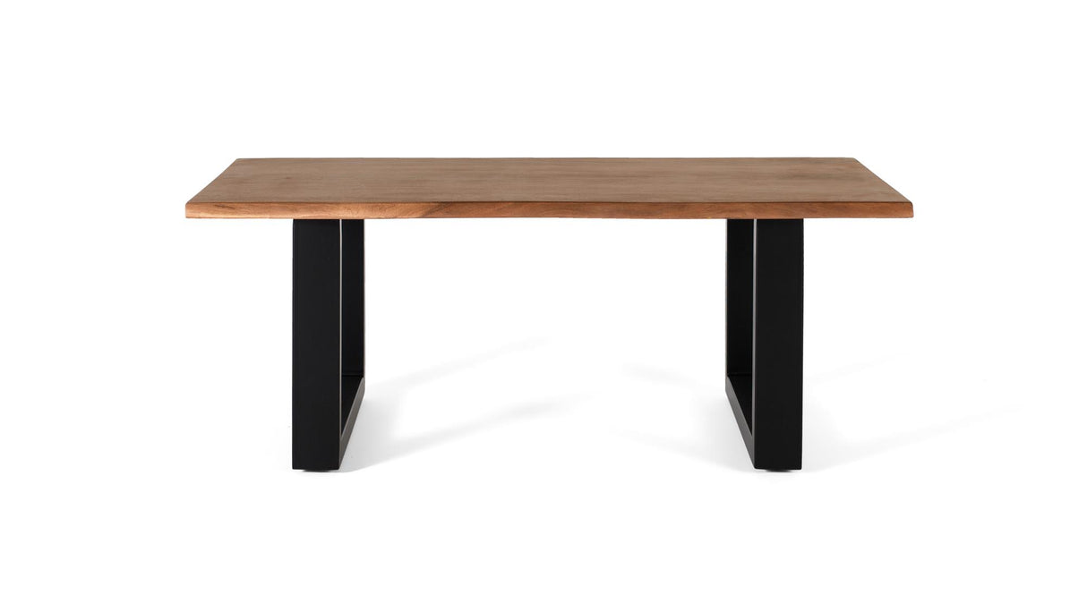 Giner and Colomer - Acacia & Metal Table With Irregular Edges