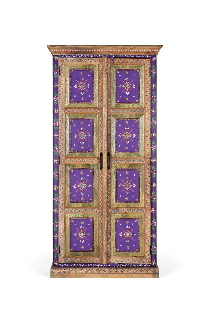 Giner and Colomer - Hand-Painted Mango Wood Wardrobe With Versatile Storage