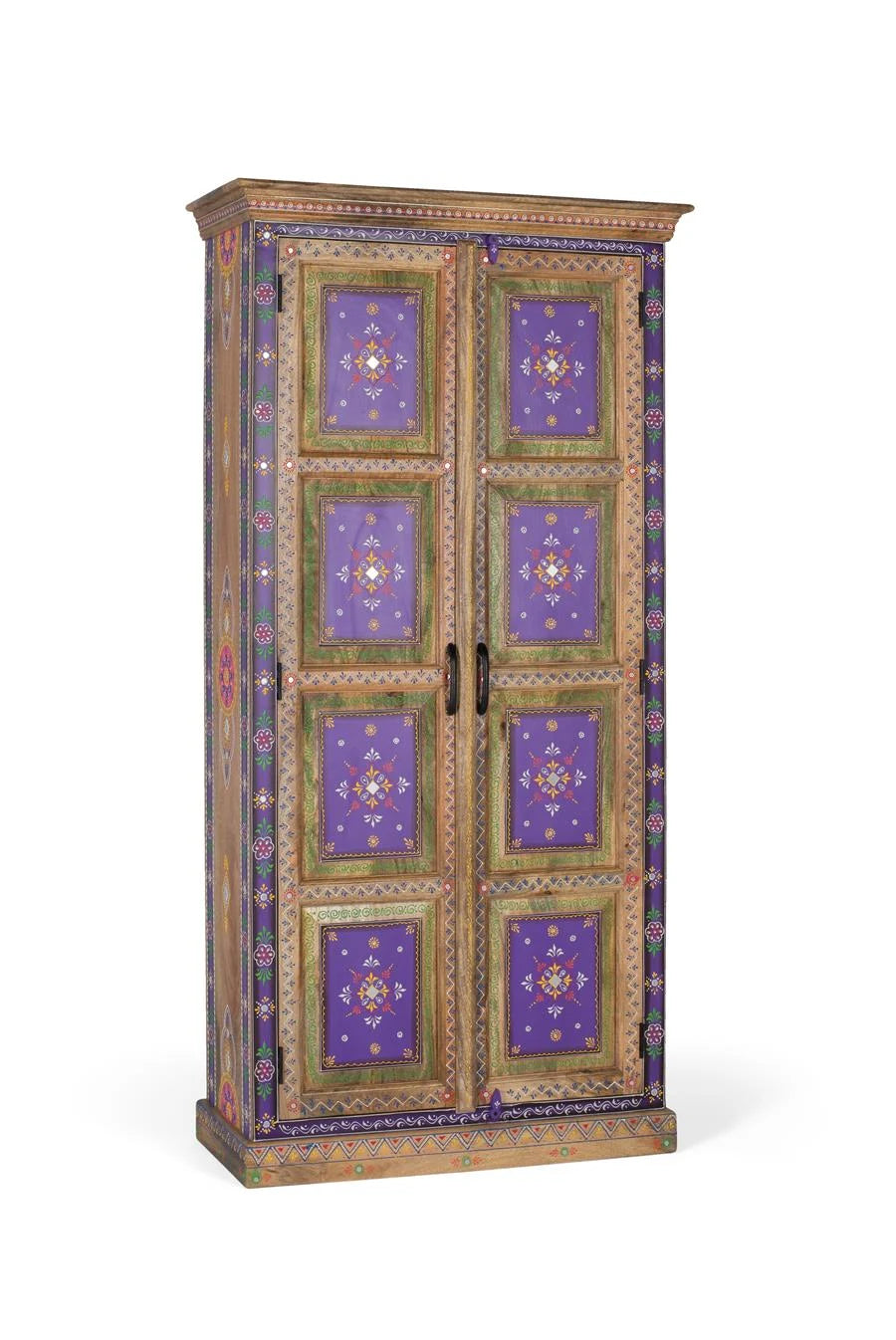 Giner and Colomer - Hand-Painted Mango Wood Wardrobe With Versatile Storage