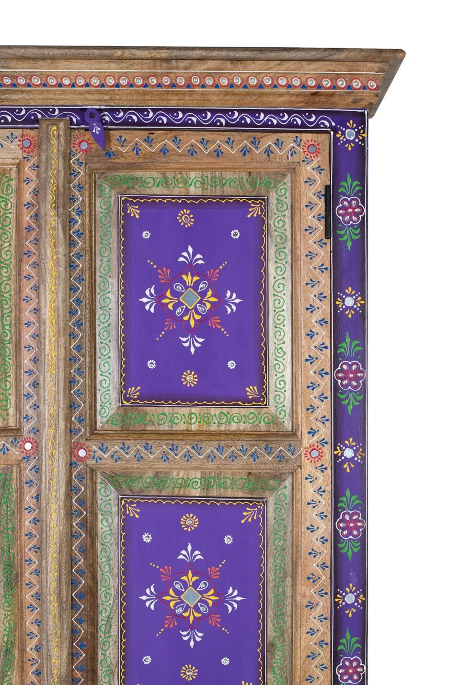 Giner and Colomer - Hand-Painted Mango Wood Wardrobe With Versatile Storage