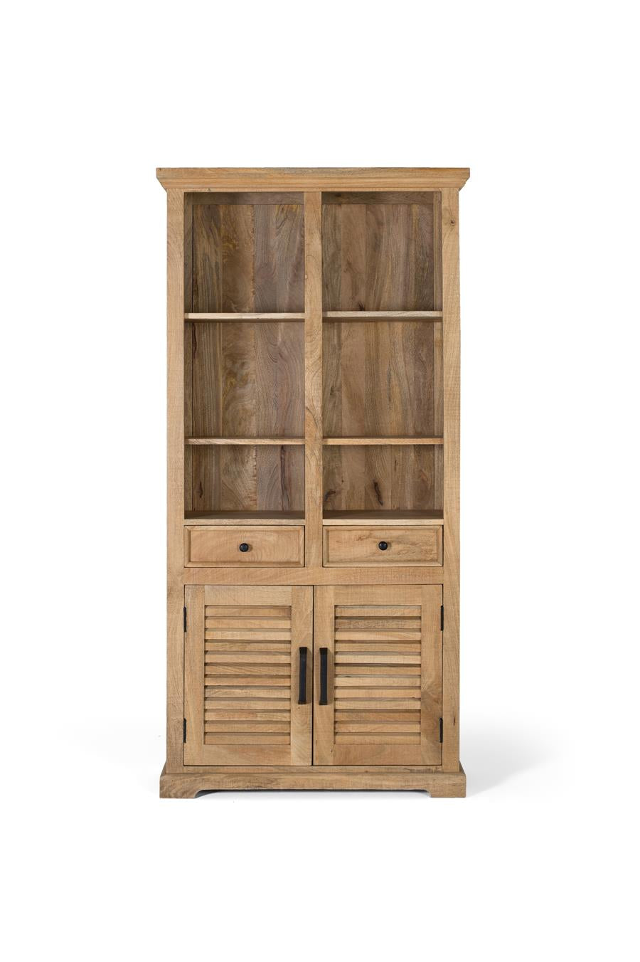 Giner and Colomer - Natural Mango Wood Bookcase (W90 x H180)