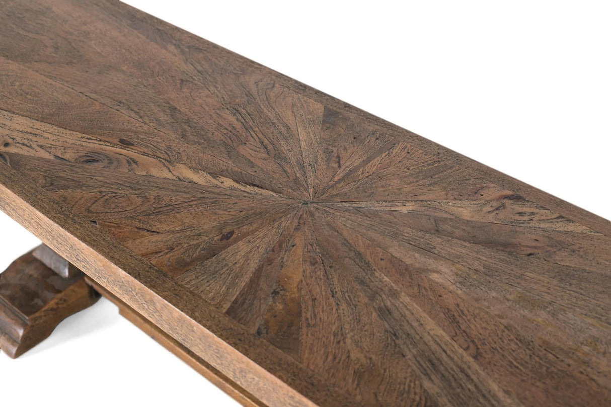 Giner and Colomer - Rustic Mango Wood Bench (Natural Finish)