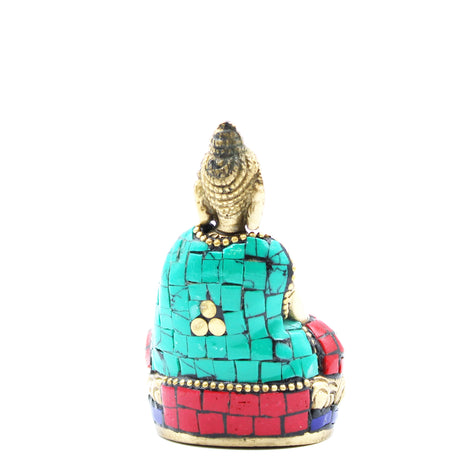 Brass Buddha Figure - Hands Up - 7.5 cm