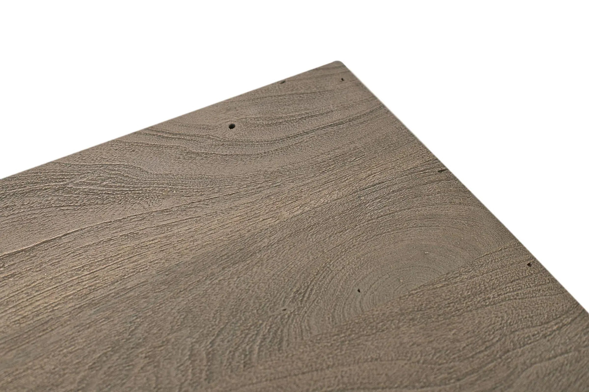 Giner and Colomer - Acacia & Metal Dining Table With Sandblasted Finish (200 cm)