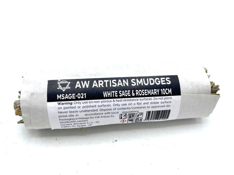 Smudge Stick - White Sage & Rosemary 10cm